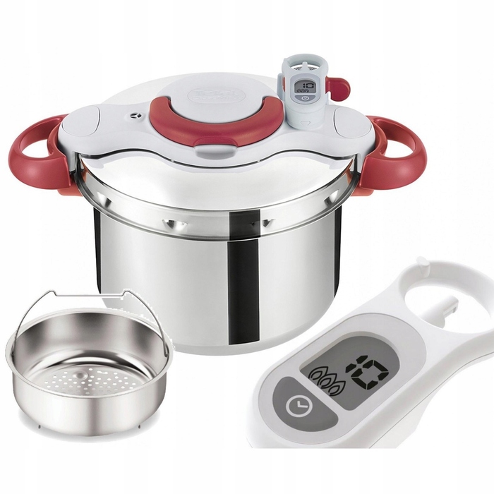 Скороварка Tefal 6 л, червона