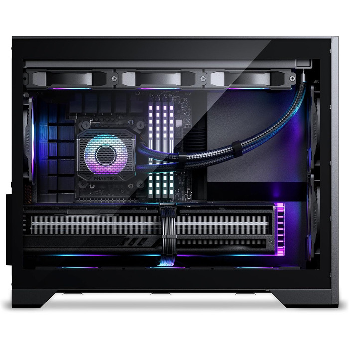 Корпус Phanteks XT M3 Mini-Tower Black – компактний Micro-ATX з темним склом, підтримка радіатора 360 мм та відеокарти 430 мм, 3 RGB вентилятори