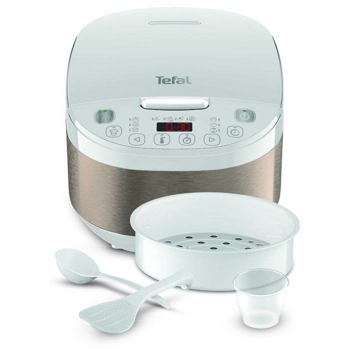 Мультиварка Tefal SimplyCook Plus RK6221E1, 12-в-1, 4 л, з кошиком
