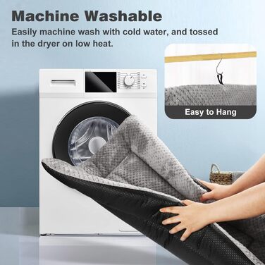 М'яка килимок-підстилка для собак та котів, 90 x 58 см, сірий, з неслизьким дном