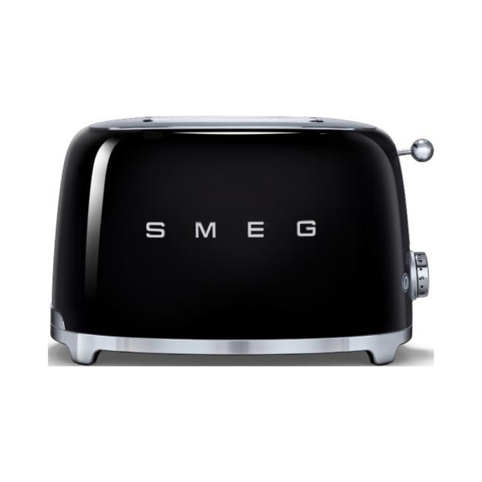 Тостер Smeg TSF01BLEU на 2 скибки, 950 Вт, чорний