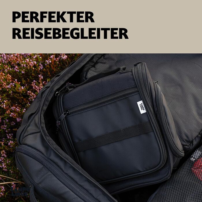 Чоловіча та жіноча косметичка Campo Libre® Tony з 11 відділеннями, преміум-якість, водонепроникна, зелено-чорна, M