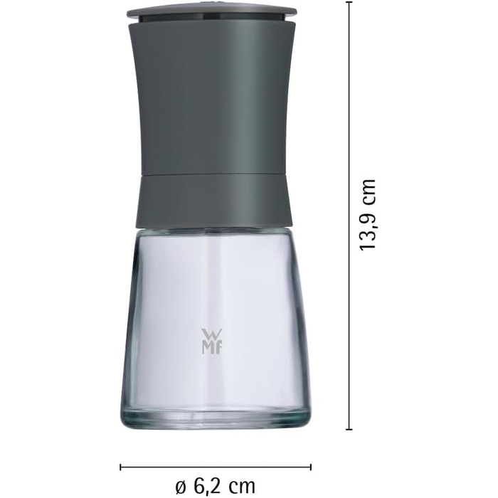 Набір для мелення солі та перцю WMF Trend (2 шт.), сірий, 14 см