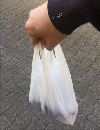 2000 pieces 300x160x520mm >13my shirt bags plastic bags pouches white bag