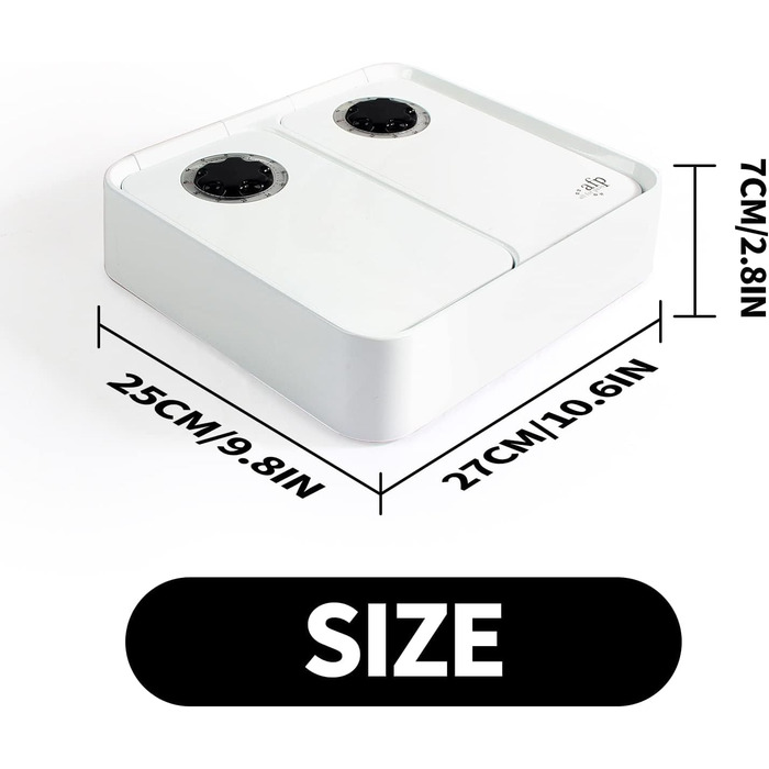 Автоматичний дозатор корму для котів та собак ALL FOR PAWS з таймером, для сухого та вологого корму, миється в посудомийній машині