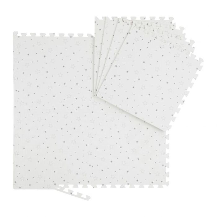 Relaxdays 8-piece puzzle mat with stars