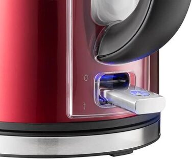 Електричний чайник Grundig WK 8340 з нержавіючої сталі, 1.7 л, прихований нагрівальний елемент, індикатор рівня води, колір Rose Gold