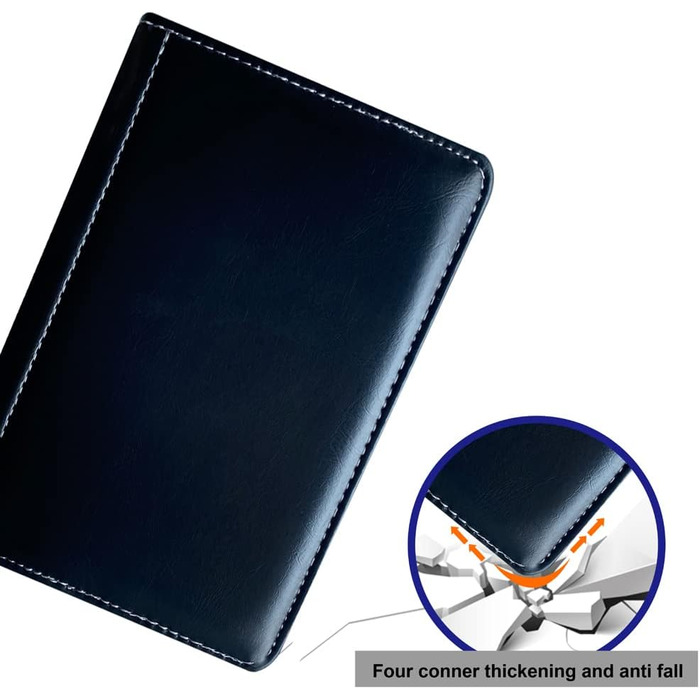 Чохол для Sony PRS-T2/PRS-T1 (6 дюймів), шкіряний, чорний