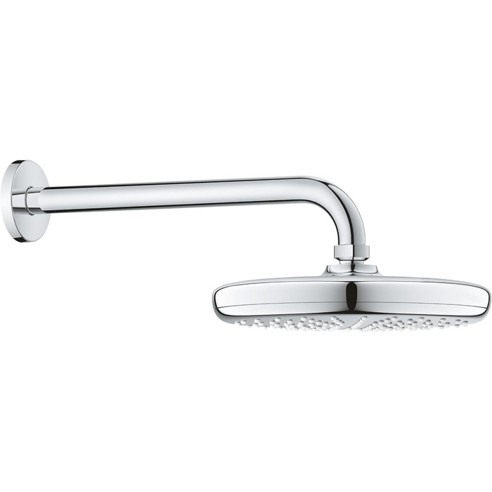 Grohe Tempesta 210 Showerhead, 26408000 (Chrome, with Shower Arm)