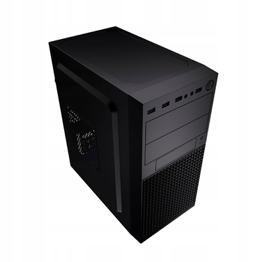 Корпус для офісного комп'ютера Gembird Fornax K300 microATX Mini-ITX, чорний