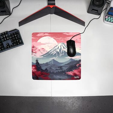 Tilt Premium килимок для миші Gaming XXL 1000x500x4mm | Нековзний килимок на стіл | Водостійкий мат для робочого столу (30 x 30 см, Japanese Forest)