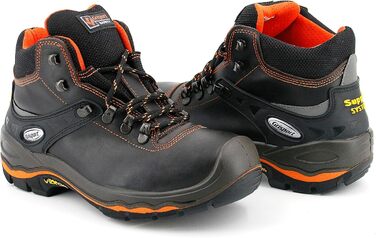 Черевики робочі Grisport Marmolada S3 Hro Hi SRC для чоловіків, шкіряні, 45 EU, колір: коричневий