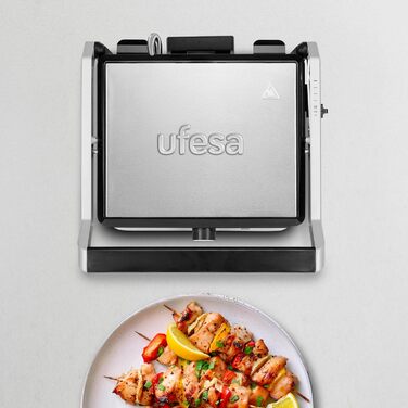 Ufesa Everest Electric Hot Plate with Touch Screen - 5 Pre-set Programs, Timer & Adjustable Temperature