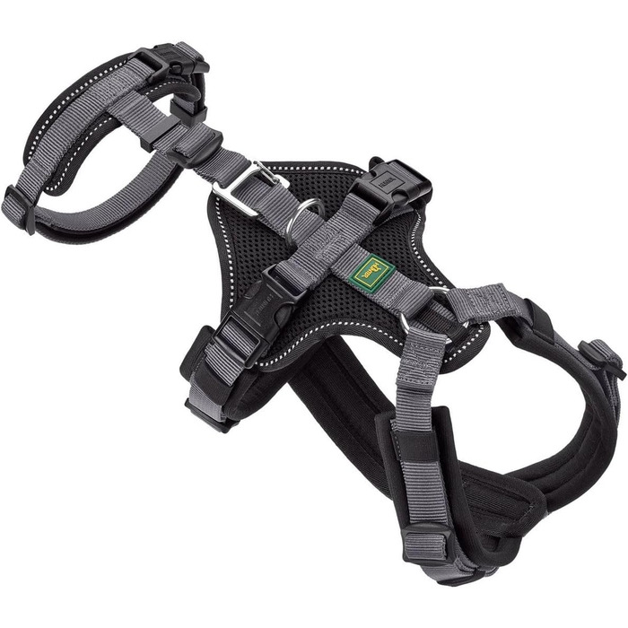 Нашийник захисний Maldon чорний/сірий, розмір M-L