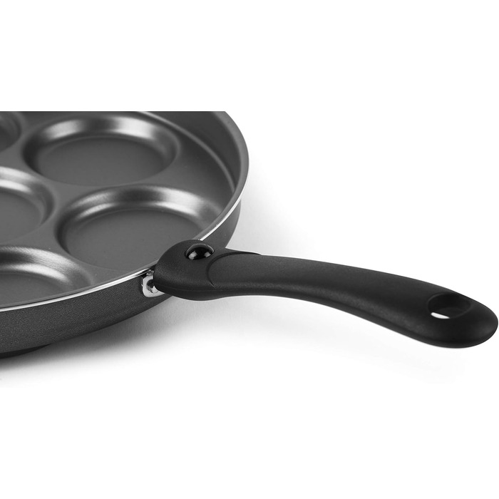 Excelsa Scheibe Cook Pan, 7 compartments, for pancakes/crepes, diameter: 28 cm, aluminum