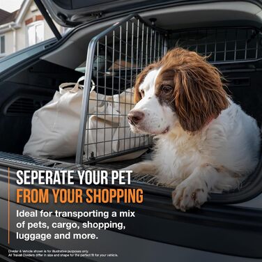 Сітка для собак Travall BMW X5 (2018-) - сталева перегородка для транспортування собак та багажу