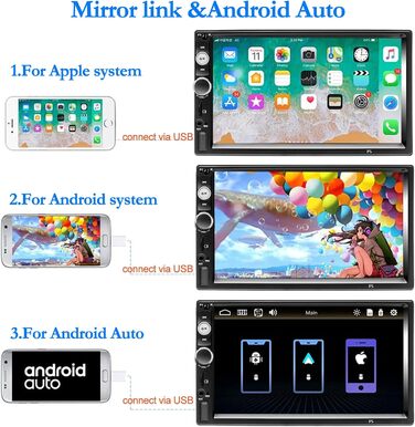 Автомагнітола CAMECHO 2 DIN 7