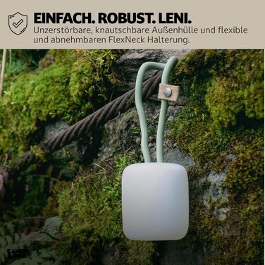 Campo Libre.® LENI I Camping Lamp I flexible Outdoor Lamp for Hanging, Standing, and Mounting I dimmable Camping Light I rechargeable I Balcony Lamp, Camping Light, Outdoor Table Lamp