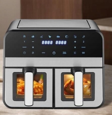 Аерофритюрниця ATC-AF043 з подвійною чашею, 9 л