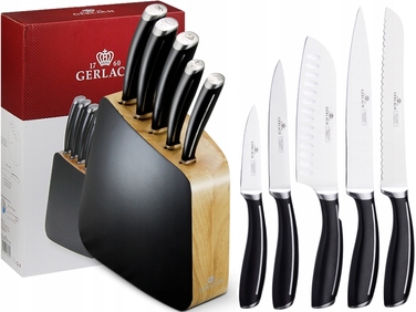 Набір ножів у підставці Gerlach Loft, 5 предметів