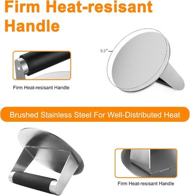 Набір гриль-посуду 19 предметів: аксесуари для гриля, BBQ, прес для бургерів, лопатка, дзвоник, аксесуари для тепаньякі та Blackstone Grill