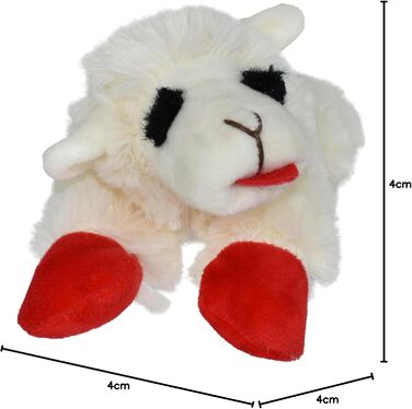 Іграшка для собак Multipet Lamb Chop Jumbo, плюшева, 61 см, офіційна ліцензія, біла