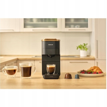 Капсульна кавомашина Sencor SCC 1000BK, 20 бар, чорна