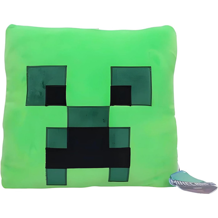 Декоративна подушка Nemesis Now Minecraft, зелена, 40 см