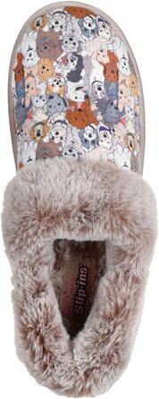 Skechers Bobs Cozy Kiss Paw Jams - Домашні тапочки для жінок, 40 EU, Коричневий/Багатобарвний