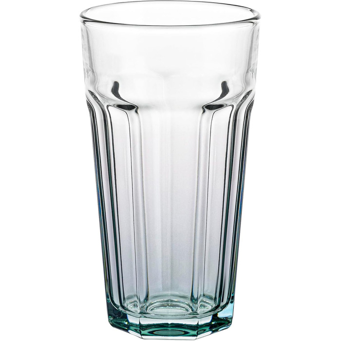 Cocktail Glasses, Large Drinking Glasses, Cuba Libre Glasses | 700 ml | Set of 6 | Cocktail Highball Water Glasses Set XXL Tumblers Retro Design | GIGI Collection | WATERCOLOR OMBRE - Hand Wash