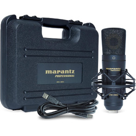 Мarantz Professional MPM-1000U: USB конденсаторний мікрофон з великою мембраною та нирковим характером для подкастів, студії та геймінгу. Комплектується кабелем USB та кріпленням для мікрофона.