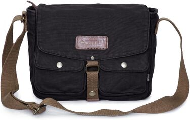 Сумка на плечі Gootium з тенту – Месенджер Canvas Vintage для жінок та чоловіків (Charcoal)