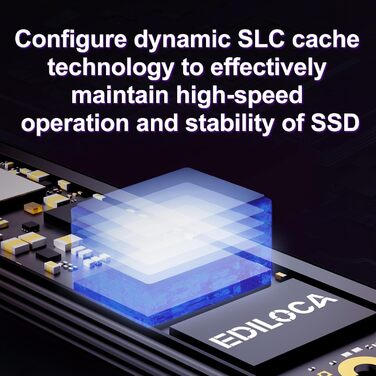 SSD накопичувач внутрішній 2 ТБ PCIe Gen4 NVMe M.2 2280 з радіатором, 4800 МБ/с, 3D NAND TLC, для ПК та PS5