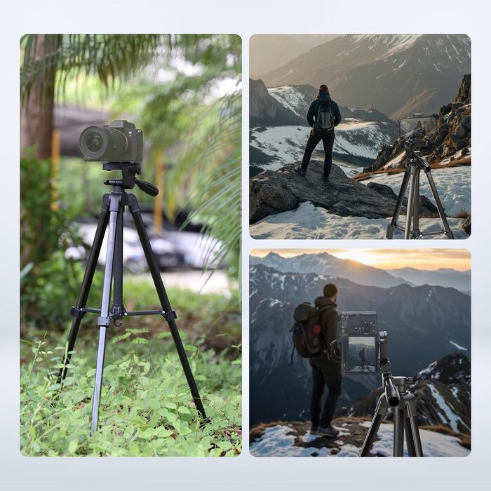 NEEWER Штатив для відеозйомки з пливним упором 72', сумісний з DJI RS Gimbal, для DSLR та відеокамер, максимальне навантаження 8кг
