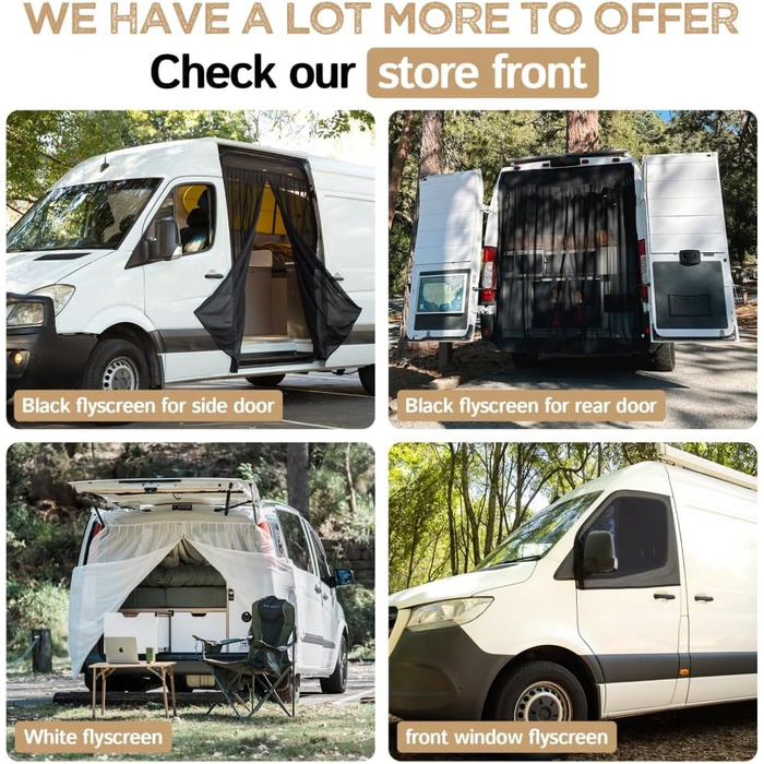 Ізольована затемнююча шторка для дверей Mercedes Sprinter (2007-сьогодні) Living in a Bubble – сонцезахист і комфорт для вашого кемпера