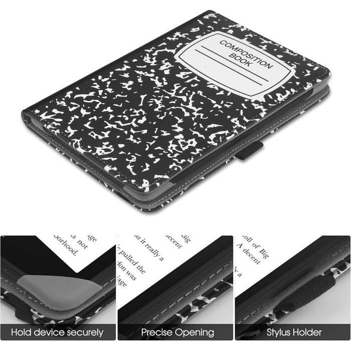 Чохол-книга для 6-дюймових eReaders: Kindle, Kobo, Tolino, Pocketbook, Sony. З підставкою та петлею для руки