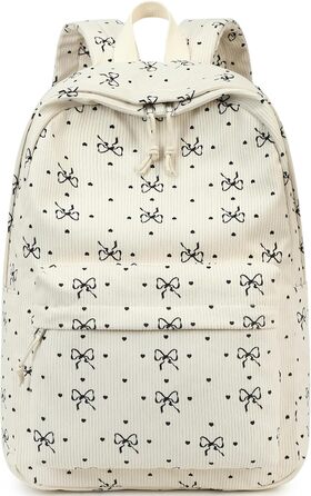 BTOOP Рюкзак унісекс 0122 (1 шт.) 17' з чорним сердечком з бантиком