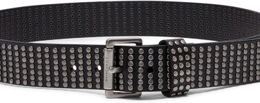 Ремінь жіночий шкіряний Liebeskind 38 мм з заклепками, чорний (105 см)