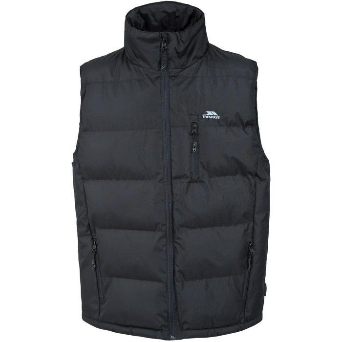 Чоловіча жилетка Trespass Casp, посилена, тепла, сіра (fint), чорна (5XL)