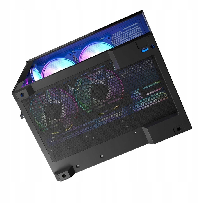 Ігровий корпус для ПК MODECOM VOLCANO PANORAMA ARGB 3F MIDI, сірий