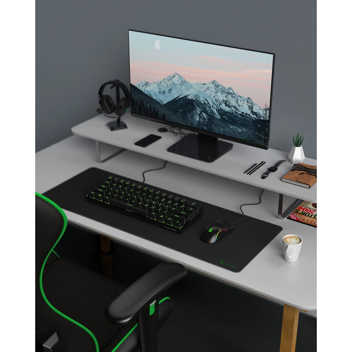 Кисмет Black Shark Gaming Pad XL Manta P3 900x400 мм, чорний