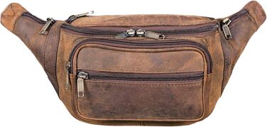 STILORD 'Maverick' - чоловіча/жіноча поясна/наплічна сумка з м'якої шкіри (Colorado, коричнева)
