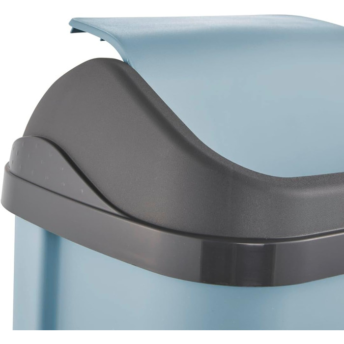 Відро для сміття Keeeper з кришкою-маятником, Swantje, сірий (Nordic Blue), 50 л