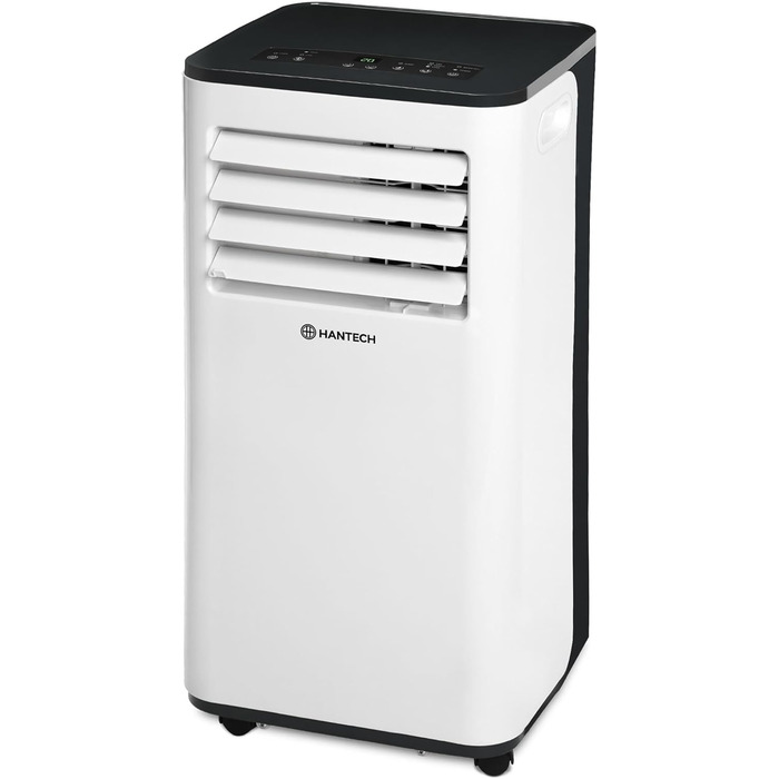 Мобільний кондиціонер HANTECH 9000 BTU | 3-в-1: охолодження, вентиляція, осушувач | Охолодження до 33 м² | З пультом керування та випускним шлангом