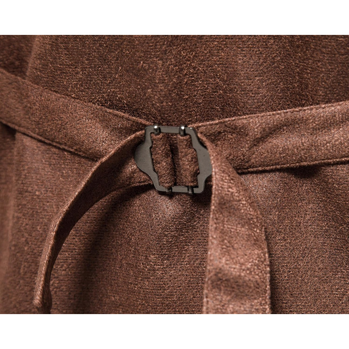 Чоловіча жилетка, формальна, без рукавів, V-подібний виріз, замша, бізнес-жилетка (L, хакі)