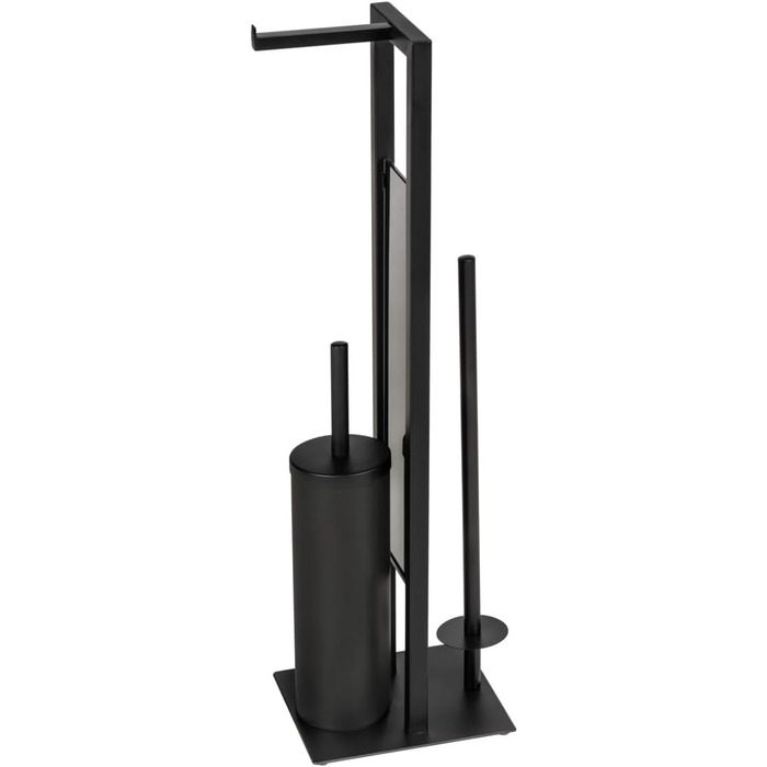 Набір для туалету WENKO Rivalta: настінний, з матовим покриттям, з склокераміки, чорний