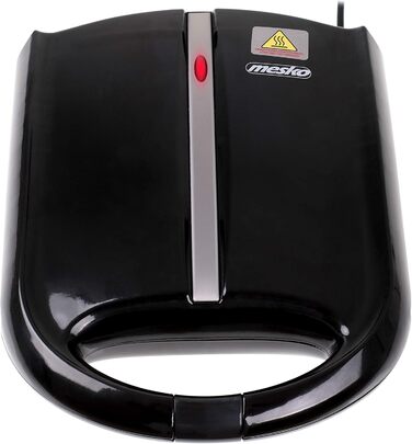Вафельниця для горіхів Mesko MS3041 Waffeleisen: 24 половинки горіхів, XL, 1600 Вт, антипригарне покриття, чорний
