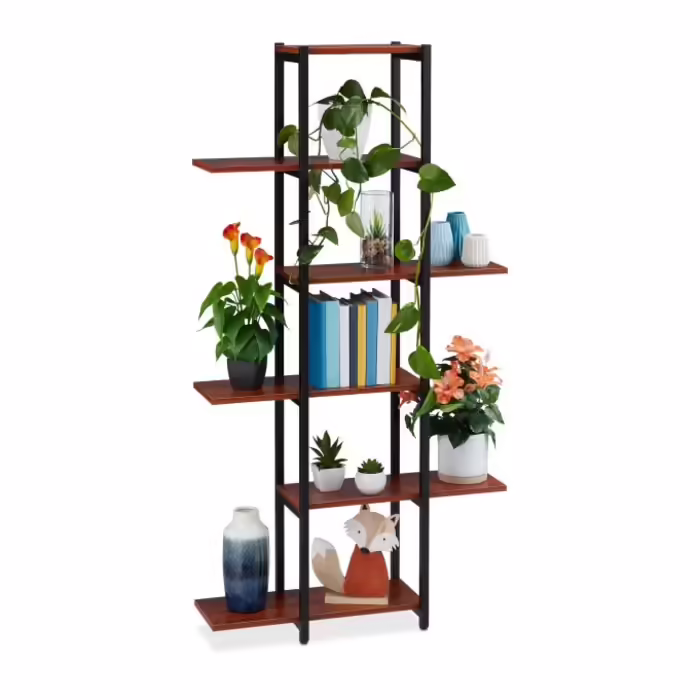 Relaxdays Plant Shelf with 6 Shelves