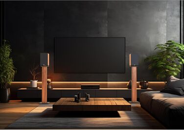 Підставки для акустики Wiibo Tempo 90 (90 см) – пара, антирезонансна база, універсальні, для Hi-Fi, домашнього кіно