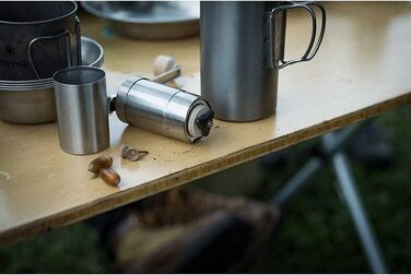 Snow Peak CS-116 Field Barista - кавомолка для туризму, сталь, Snow Peak